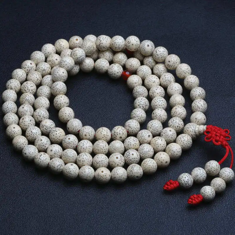 Tràng hạt bồ đề Tinh Nguyệt trắng 108 hạt – hạt 8mm (TT01) – ảnh 4