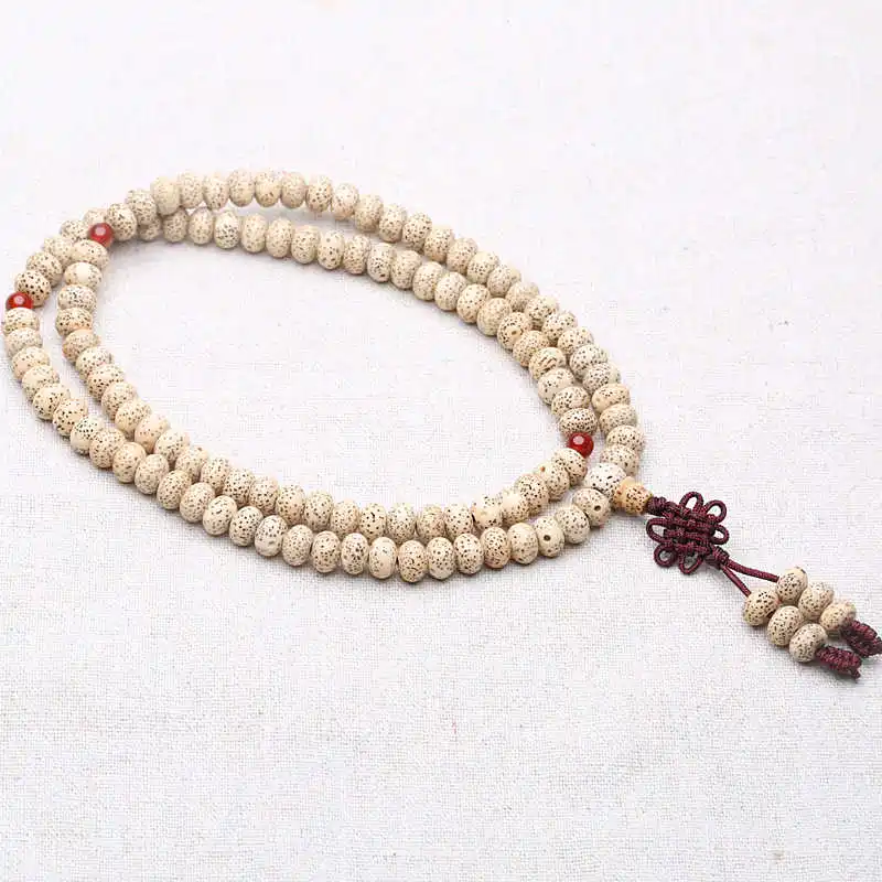 Tràng hạt bồ đề Tinh Nguyệt màu be 108 hạt (TT04)