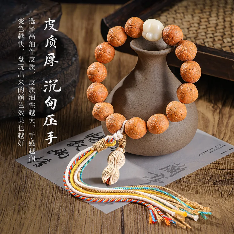 Vòng tay bồ đề Phật Nhãn Nepal – phối tua rua (VP02) – ảnh 2